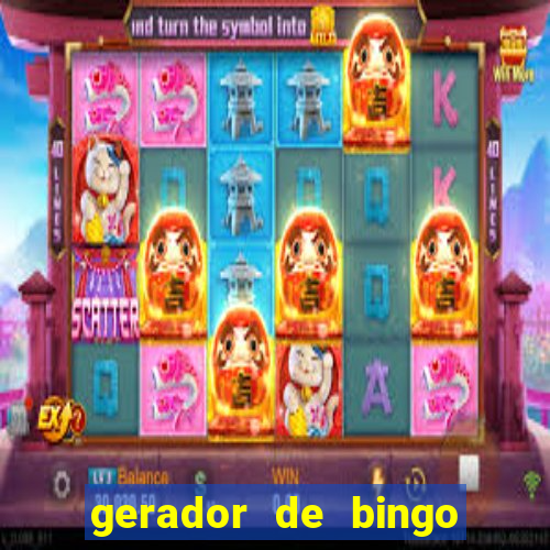 gerador de bingo de palavras